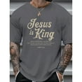 thumbnail image 3 of Jesus Is King John 14:6 T-Shirt – Bold Christian Faith Graphic Tee for Men and Women, Bible Verse Statement Shirt with Back Print, 3 of 7