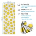 thumbnail image 2 of Yellow Lemon Fruit Slices White Pattern Hot Yoga Mat Towel Non Slip for Hot Yoga - Quick-Drying Yoga Mat Cover with 4 Corner Pockets with Travel Bag - Hot Yoga Towel Non Slip 70"x26", 2 of 6