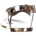 thumbnail image 5 of MICHAEL Michael Kors Mira Metallic Jelly Thong Sandals, Gold, 5 of 6