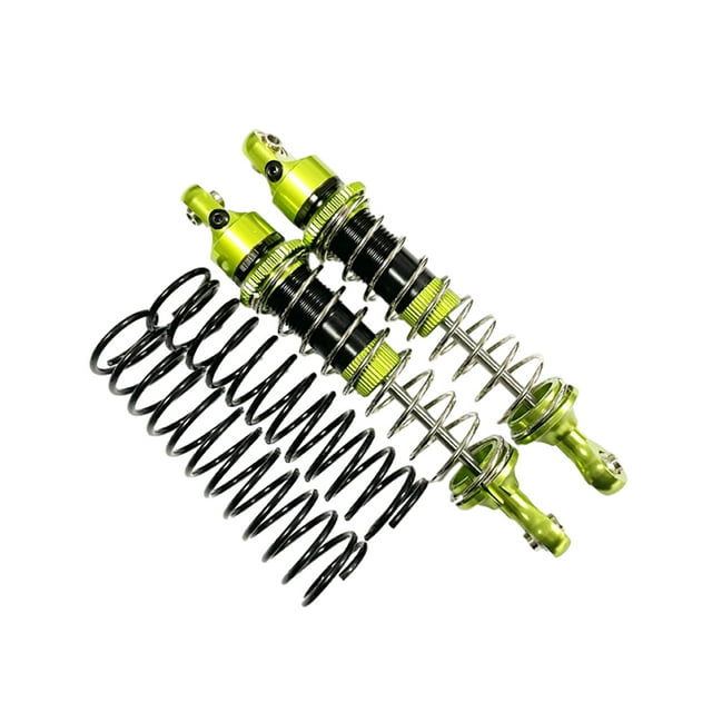ZheElen Front Rear Shock Absorber For Baja Rey 4WD Short Course Rc Front Rear Shock Absorber Aluminum Alloy Smooth RC Car Accessories Green