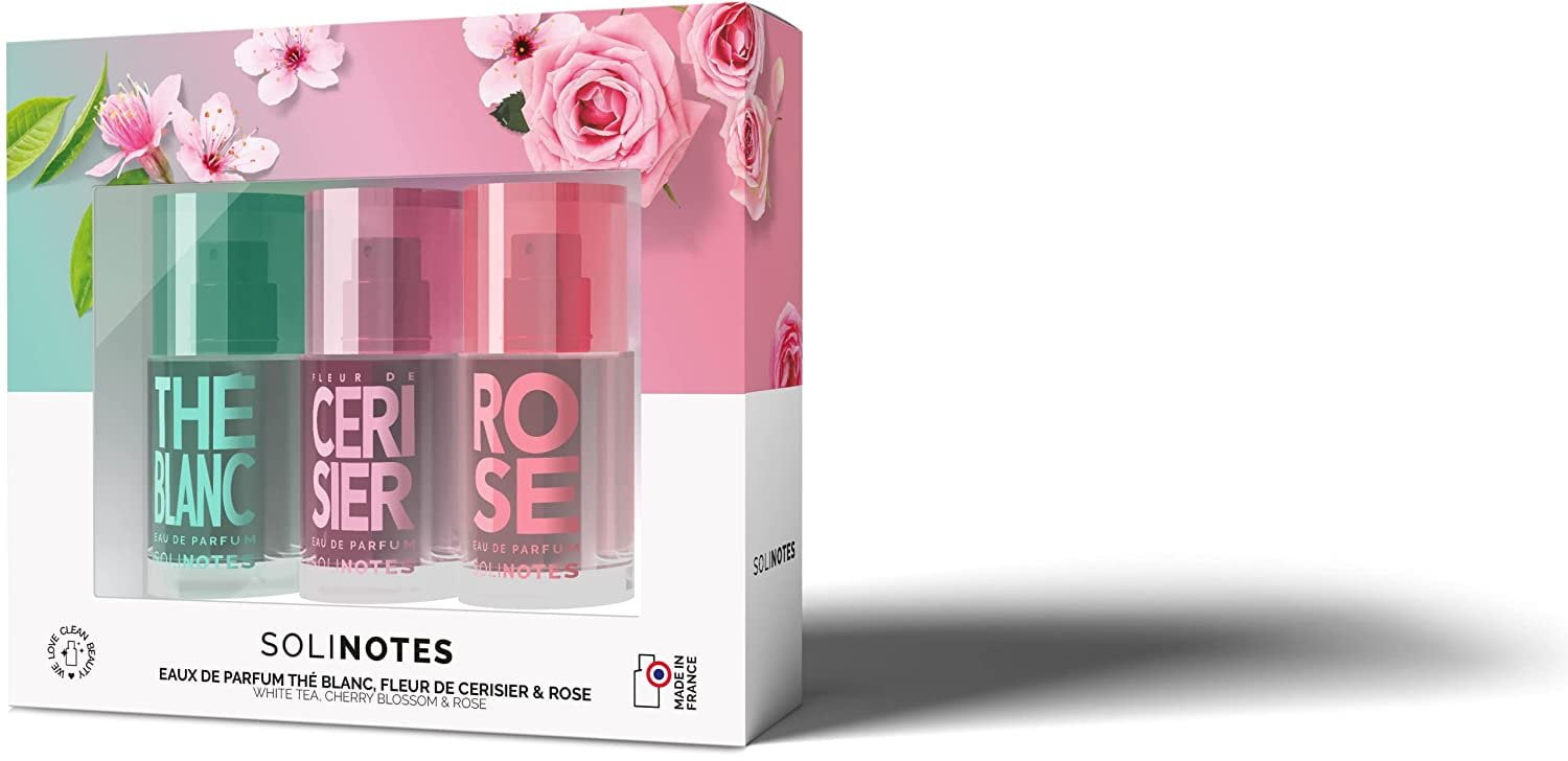 Solinotes Eau De Parfum Trio Mini Gift Set 3 Fragrances Spray Bottles