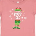thumbnail image 4 of Inktastic Funny Christmas I'm the Boss Elf with Shoes and Hat Boys or Girls Baby T-Shirt, 4 of 5