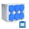 thumbnail image 1 of Distributeur Mural 6X230V Ip44 pour Espace Intérieur Extérieur, Outils et Accessoires pour Ateliers, Neuf, 1 of 8