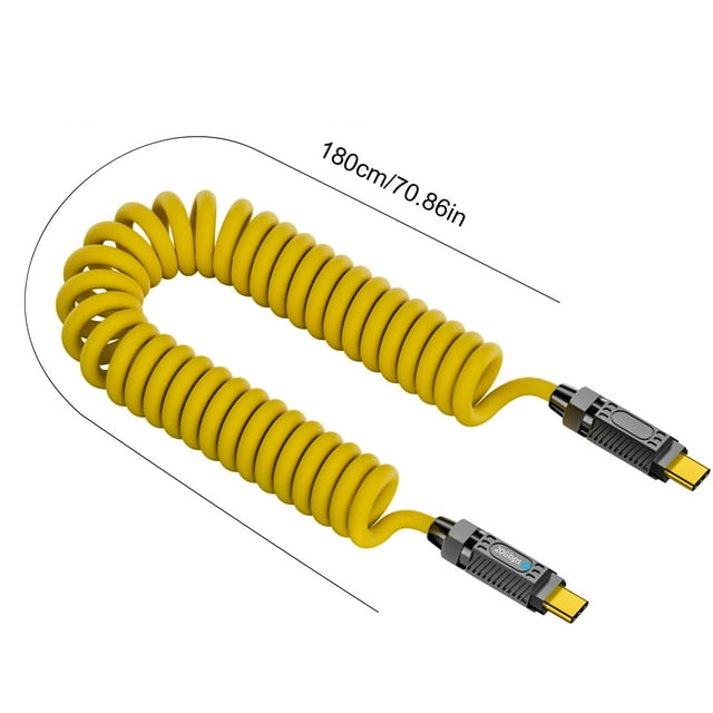 USB C Charging Cable Data Transmission Cable 140W Power Delivery Cord Type C 8K Audio Video Fasting Charging Zinc Alloy Head Data Cable
