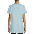 thumbnail image 3 of Time and Tru Women's Short Sleeve Henley, 3 of 5