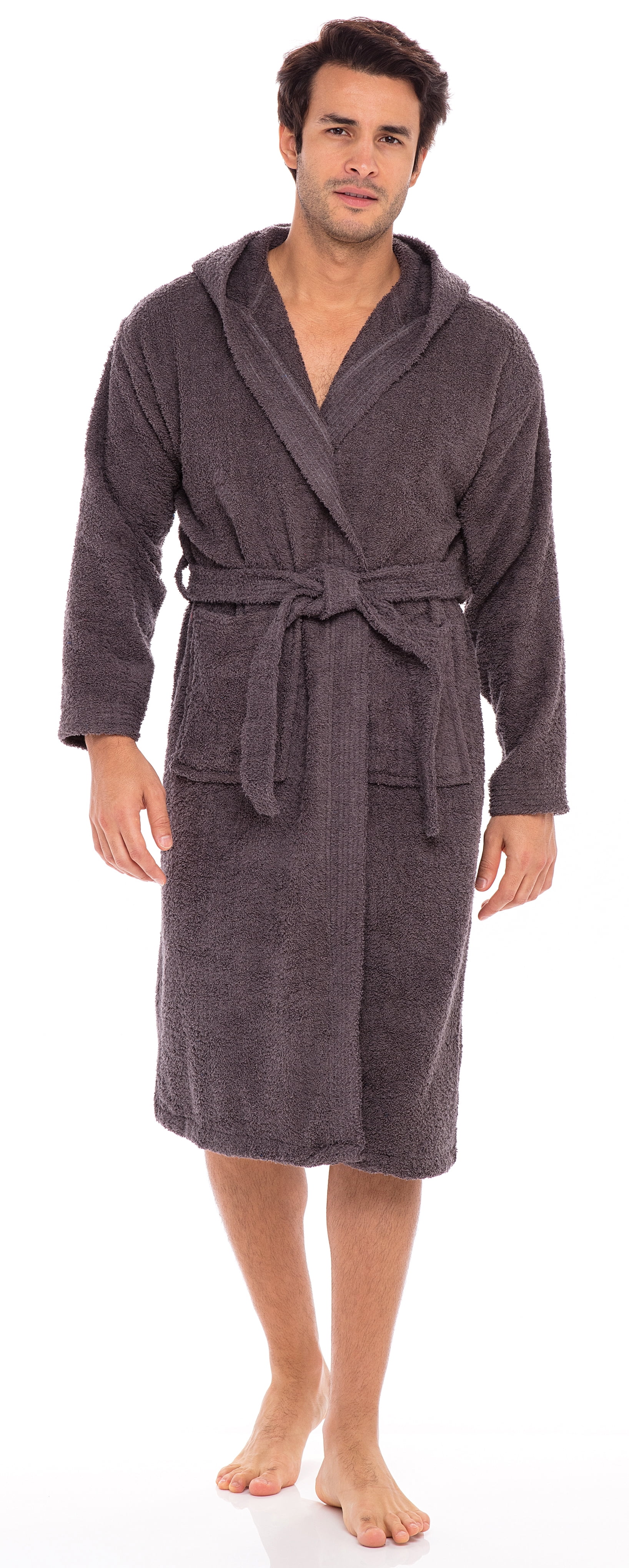 mens hooded dressing gown next day delivery