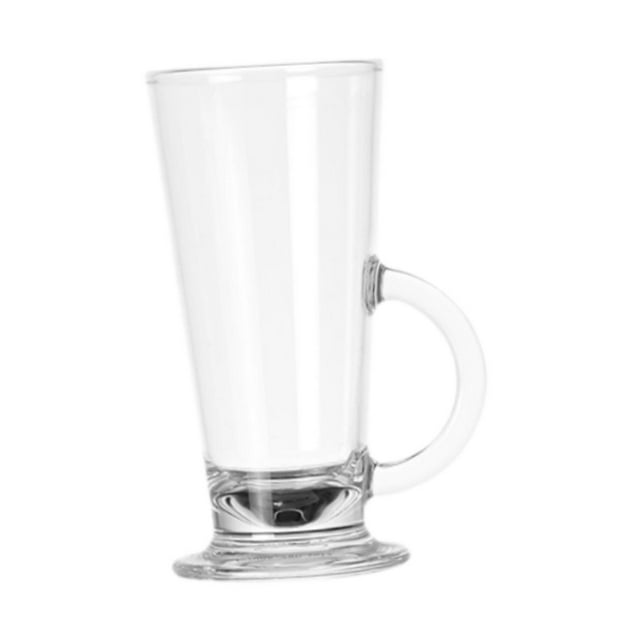 GUOOL Tasse à Café Irlandaise Tasse à Espresso PC Polyvalente Transparente Claire Tasse à Café pour 280 ml