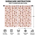 thumbnail image 2 of Blackout Kids Curtains,Strawberry and Heart Pink Pattern Children's Insulated Curtains Set Of 2,Bedroom Essentials,Toddler Room Decor 52"x84", 2 of 5