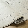 thumbnail image 2 of Livabliss Area Rugs for Living Room, 5x7 Freud Modern Ivory Rug, Bedroom Dining Room Home Decor Stain Resistant Carpet (5'3" x 7'), 2 of 7