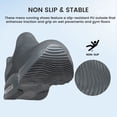 thumbnail image 3 of AMANSSE Men's Air Cushion Sock Shoes Non Slip Lightweight Casual Sneakers Comfortable Tennis Workout Running Shoes Dark Grey Size 12, 3 of 6