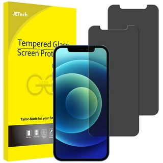 JETech Screen Protector and Camera Lens Protector Compatible with iPhone 13  mini 5.4-Inch with Easy-Installation Tool, Tempered Glass Film, 2-Pack Each  