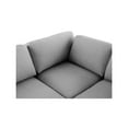 thumbnail image 5 of Meridian Furniture Beckham Grey Durable Linen Textured Fabric Modular Sectional, 5 of 8