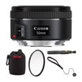 thumbnail image 1 of Camera Lens Canon EF 50mm f/1.8 STM with Bundle, 1 of 8