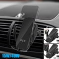 thumbnail image 1 of Wireless Car Charger Fast Charging Magnetic Car Charger Phone Mount with 3 Magnetic Heads, 1 of 7