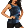 thumbnail image 2 of Hirioo Heart Axolotl for Women's Workout Tank Top Sleeveless Workout Tops Athletic Gym Shirts-Small, 2 of 7