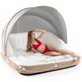 thumbnail image 1 of Flotador de piscina Giantex de Canopy Island con sombrilla para adultos, 1 of 8