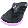 thumbnail image 3 of Women's Quick Dry Flip Flops Sandal Poolside Beach Shower Thongs Slippers, Black, 8, 3 of 5