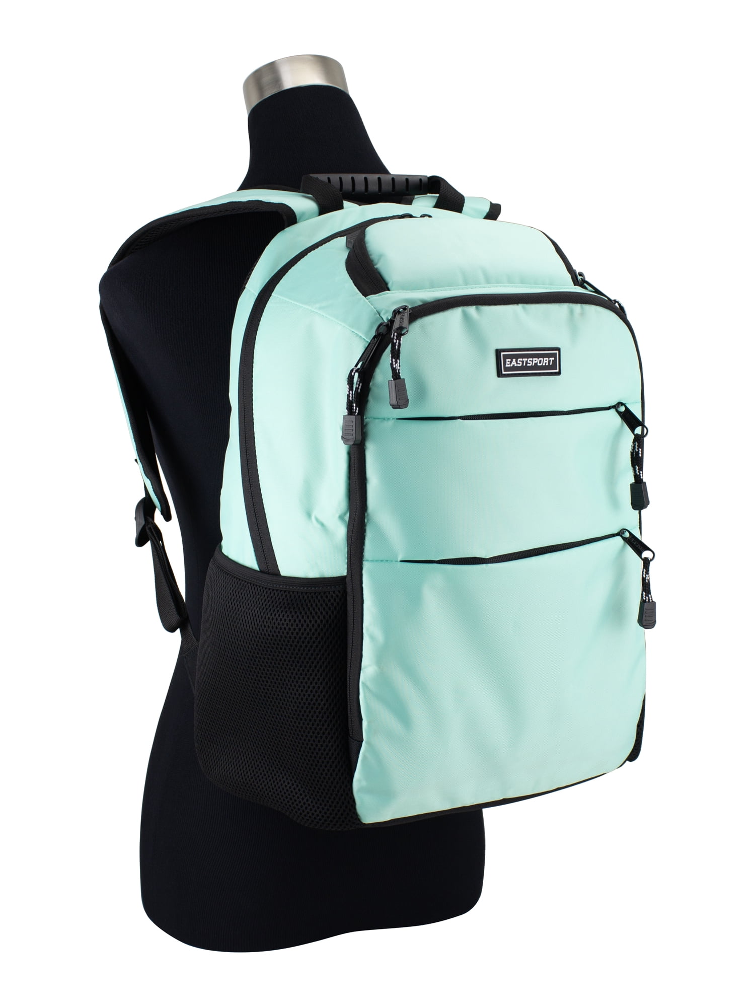 Eastsport Unisex 17" Platinum Lifestyle Dome Backpack with Protective Sunglasses Pocket, Turquoise