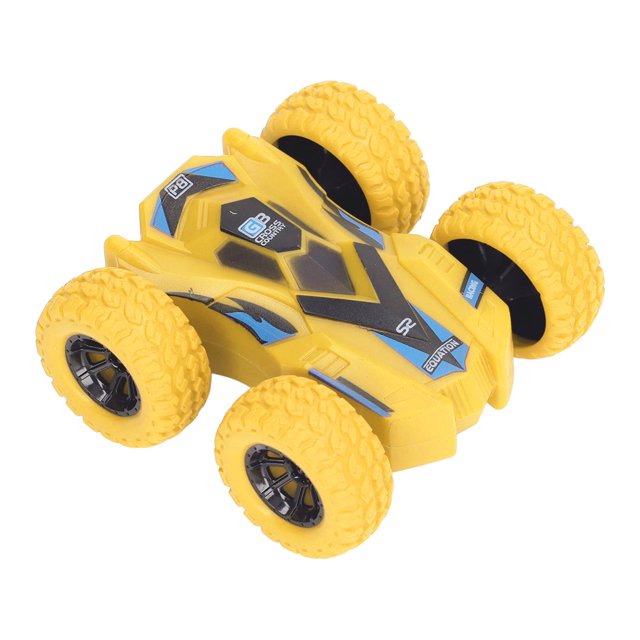 Voiture à Friction à Double Face avec 4 Gros Pneus, Rotation à 360 Degrés, Mini Voiture Acrobatique à Inertie