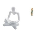 thumbnail image 5 of Abstract Thinker Figurine Virgin Mary Statue Sculpture with Resin Material for Living Room and Office Decor, 5 of 8