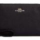 thumbnail image 4 of Monedero Coach Corner Zip Wristlet Negro en Piel Granulada para Mujer, 4 of 4