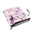 thumbnail image 3 of HELLHERO Bible Case Bag Carrying Book Case Polyester Fabric Pocket Book Cover Carrying Case with Washable Book Storage Bag, Pink Purple Soft Spots, 3 of 8