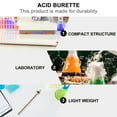 thumbnail image 5 of FUEENIRVA Portable Compact Lightweight Acid Burette for Junior High School Lab Use Brown 2 Pieces Set, 5 of 6