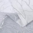 thumbnail image 4 of 2 Panels Sheer Curtain, Tree Branch Print Semi Sheer Top Grommet Curtain Drapes, 4 of 7