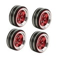 thumbnail image 1 of BELOVING 4 Pcs Jante de Roue à Perle de 1,3 Pouces pour FMS Ascent-18 1: 18 Voiture RC Robuste Rouge, 1 of 10