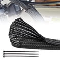 thumbnail image 1 of Funda de cable RED WOLF de alambre trenzado de 3 m, flexible, autoenrollable, 1 of 8