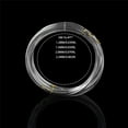 thumbnail image 3 of WMGHA Aluminum Craft Wire for Sculpting Armature Bendable Craft Wire for DIY Jewelry Making Doll Skeletons Sculptures Car Models and Flower Arrangement Supports(1 Roll,Silver,5 M X 1.2-2.5 mm), 3 of 8