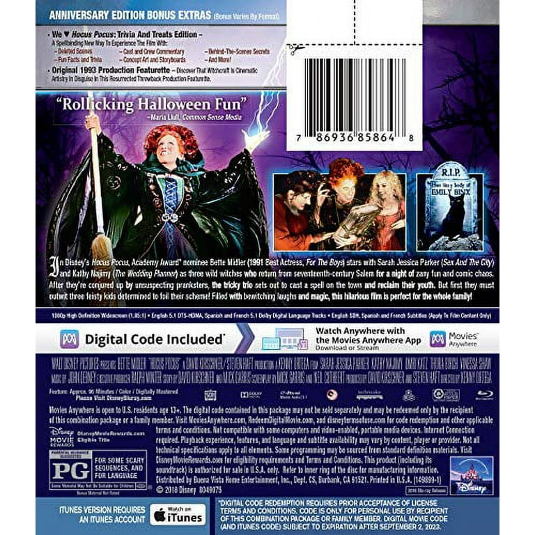 Hocus Pocus (Blu-ray + Digital Copy)