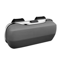 Sunglasses Holder for Car Visor | Eyeglasses Storage Organizer Hard Shell | Universal Auto Glasses Case | Easy Clip-On Installation | Compact 18.5x6.5cm | 1 Pack