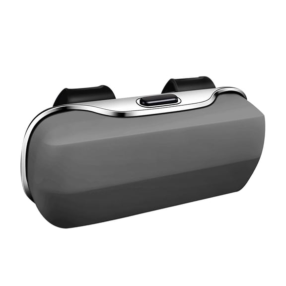 Gnmfd Car Visor Sunglasses Holder Hard Shell Eyeglasses Storage Organizer, Compact Auto Glasses Case with Clip, Over the Visor, Dashboard, Travel and Daily Car Accessories Storage