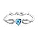 thumbnail image 1 of Corazón de melocotón pulsera de cobre blanco pulsera de platino Mujer Novia Joyería Hombres y Mujeres Pareja pulsera, 1 of 2