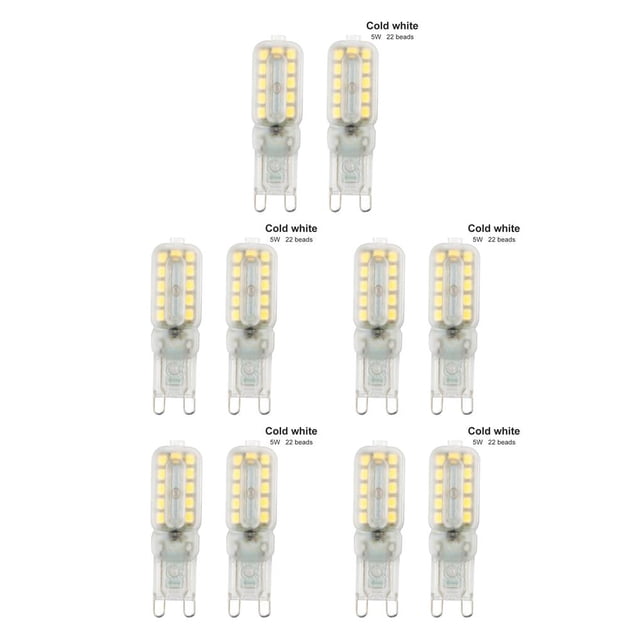 Yuarrent Paquete de 2 bombillas LED de maíz, ángulo de haz de 360 grados, lámpara regulable, bombillas nocturnas, reemplazo de iluminación para Type2 NO2 Yuarrent CBP027676