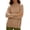 Khaki, variant on Womens Mock Turtleneck Sweater Long Sleeve Loose Fit Cutout Knit Pullover Tops Warm Fall Winter Base Layering Sweater Tops Green M