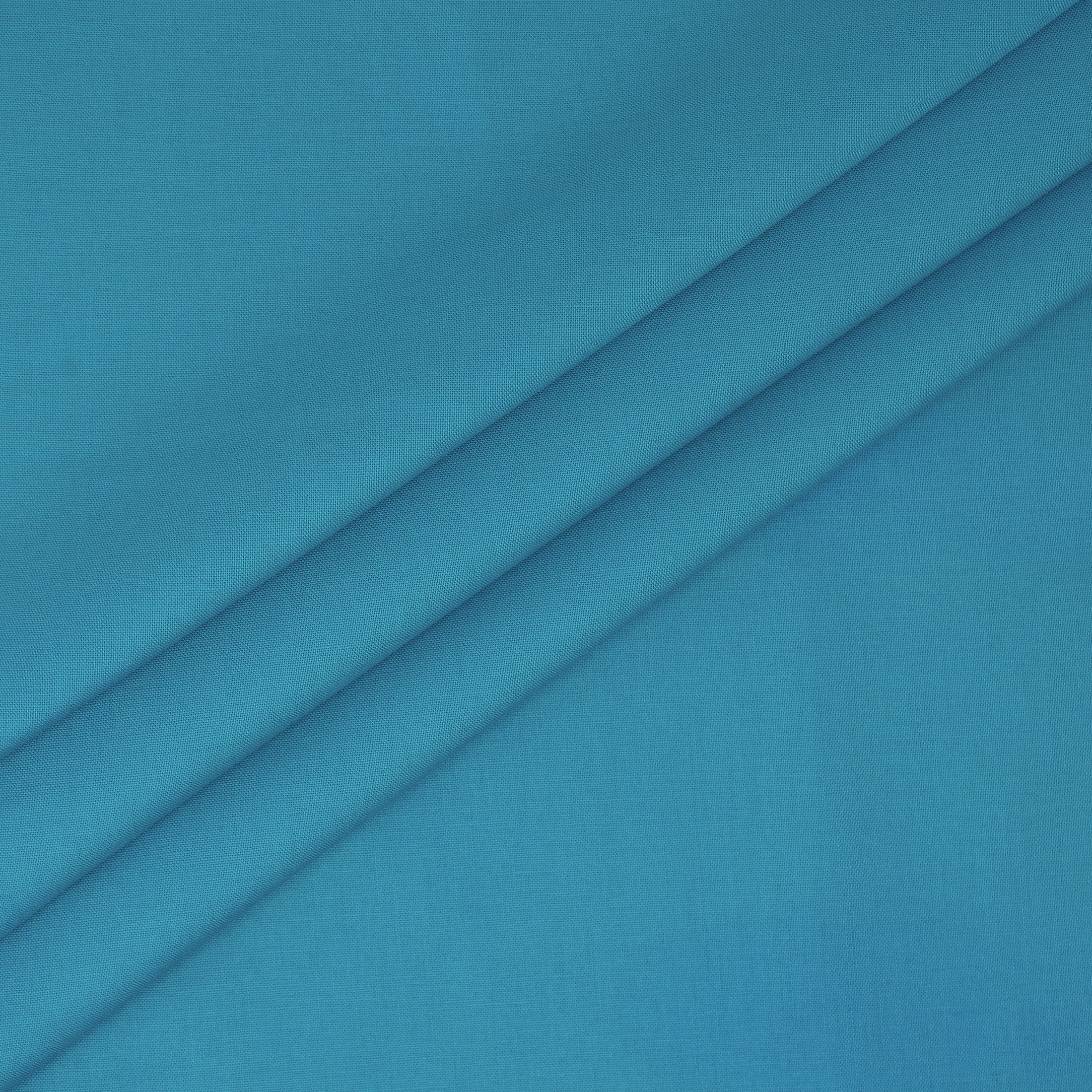 Waverly Inspirations 2 Yard Cut 100% Cotton Solids Fabric, Turquois, 44" Wide for Quilting & Sewing
