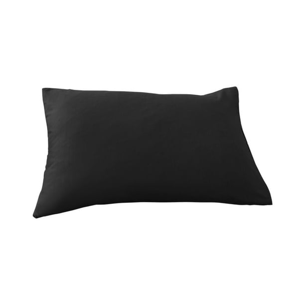 Funda de almohada cepillada de color sólido Funda de almohada cómoda