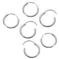 thumbnail image 2 of Helix Ring Hoop Cartilage Small Sterling Silver Huggie Hoop Earrings for Women Cartilage Nose Helix Tragus (6Pcs), 2 of 2