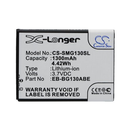 1300mAh EB-BG130ABE EB-BG130BBE Battery for Samsung SM-G130 Galaxy Young 2 Galaxy Star 2 Duos SM-G130E Galaxy Young 2 Duos Galax