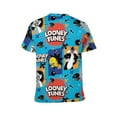 thumbnail image 3 of Animated Looney Tunes Unisex Short Sleeve T Shirt Daily Novelty 3D Printed T-Shirts Soft Comfortable Tee Shirt Top For Men And Women, 3 of 7