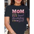 thumbnail image 1 of MOM with donut illustration women's comfit t-shirt, 1 of 8