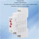 thumbnail image 3 of RELÉ DE RETRASO DE TIempO, AC DC 12-240V RELÉ DE TIempO RESTENTE A Alta Temperatura Chip Inteligente Din Rail Rail Amplio Rango Para Motor, 3 of 7
