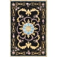 thumbnail image 2 of SAFAVIEH Savonnerie Elvan Floral Bordered Wool Area Rug, Black/Multi, 6' x 9', 2 of 6