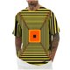 thumbnail image 1 of Mens Camisas de Manga Corta Impresión Casual Deportes Cuello Redondo Blusa, Poliéster Ligero para la Primavera Verano Al Aire Libre Uso Diario, 1 of 4