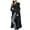 Black, variant on hgsbede Women Coats Plus Size Clearance Women Winter Solid Solid Knitted Loose Hooded Long Cardigan Sweater Pocket Coat