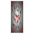 thumbnail image 2 of 2PCS Halloween Door Sticker Creative Scary 3D Handprint Wall Sticker Wall Decal, 2 of 8
