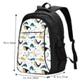 thumbnail image 5 of Daiia Cute Whale Pattern USB Charging Backpack for Men and Women, Anti-Theft Backpack,Travel Backpack,School Backpack,College Backpack,Laptop Backpack, 5 of 7