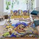 thumbnail image 2 of Scooby-Doo Piratas Conjunto de sábanas temático, trío de piezas, cómodo y amigable con la piel, diseño único, regalo de decoración para el hogar para familiares, amigos y fans, 90 cm * 190 cm, 2 of 6